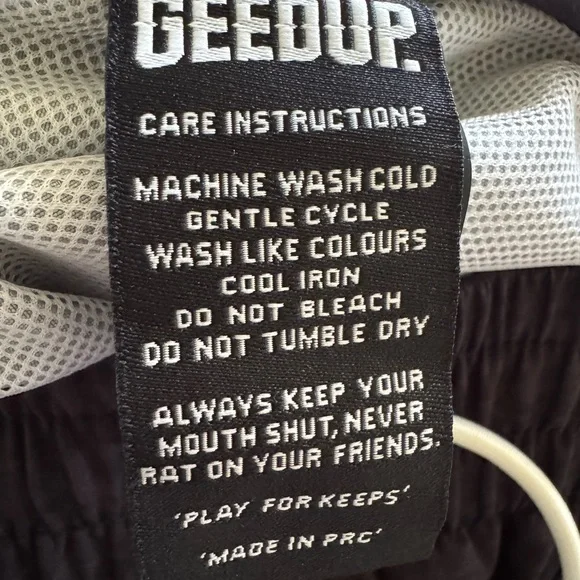 GEEDUP Dark  Men's Elastic Waist  Shorts - Picture 3 of 4